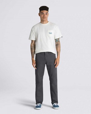 Vans Authentic Chino Slim Pantolon Erkek Gri | Türkiye GSB831729