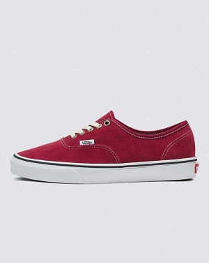 Vans Authentic Corduroy Ayakkabı Kadın Kırmızı | Türkiye BHY476958