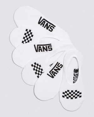 Vans Classic Canoodle 3-Pack Çorap Çocuk Beyaz Siyah | Türkiye SGB345719