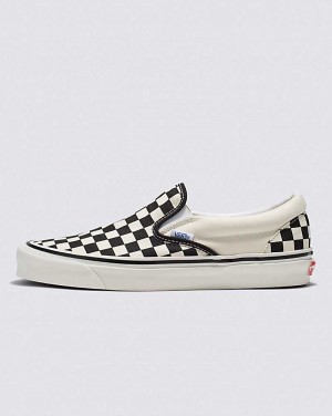 Vans Classic Slip-On 98 DX Ayakkabı Erkek Siyah Beyaz | Türkiye YSH076354