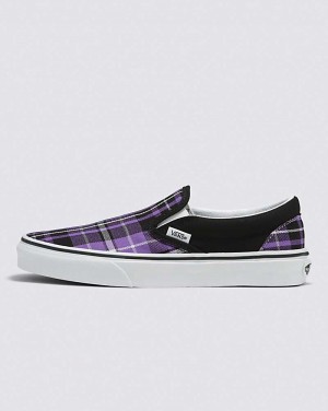 Vans Classic Slip-On Ayakkabı Erkek Mor Siyah | Türkiye YXT851490