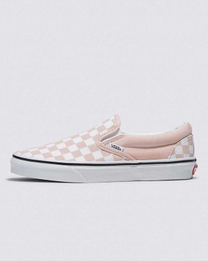 Vans Classic Slip-On Checkerboard Ayakkabı Kadın Pembe | Türkiye EKS501328