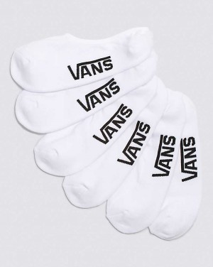 Vans Classic Super No Show 3-Pack Çorap Kadın Beyaz | Türkiye VPL523746