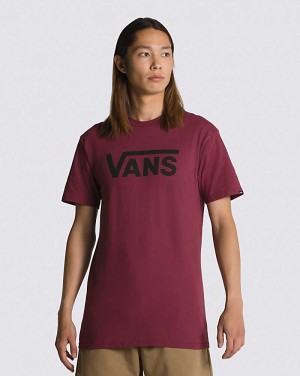 Vans Classic Tişört Erkek Bordo | Türkiye UOG536492