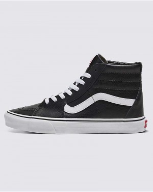 Vans Customs Elevated Deri Sk8-Hi Ayakkabı Erkek Siyah | Türkiye JKM650943