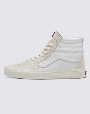 Vans Customs Elevated Marshmallow Sk8-Hi Ayakkabı Erkek Beyaz | Türkiye RSD795386