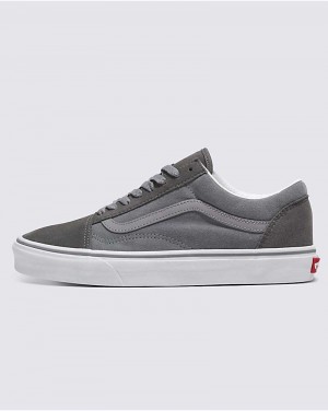 Vans Customs Elevated Süet Old Skool Ayakkabı Erkek Gri | Türkiye UCO093285