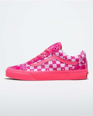 Vans Customs Sparkle Swirl Old Skool Ayakkabı Kadın Pembe | Türkiye HWA670824