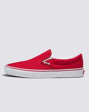 Vans Customs Yarış Slip-On Geniş Ayakkabı Erkek Kırmızı | Türkiye PMF456978