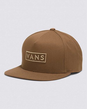 Vans Easy Box Snapback Şapkalar Erkek Kahve | Türkiye TCJ856479