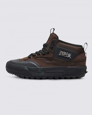 Vans Half Cab GORE-TEX MTE-3 Kaykay Ayakkabısı Kadın Kahverengi Siyah | Türkiye SRY746398