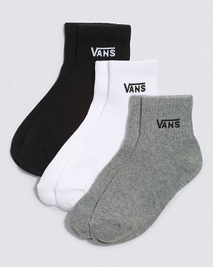 Vans Half Crew 3-Pack Çorap Kadın Renkli | Türkiye YKV457163