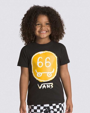 Vans Küçük Çocuk 66 Smiles Tişört Çocuk Siyah | Türkiye IGF425316