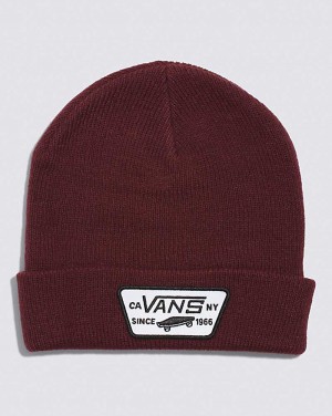 Vans Milford Bere Erkek Bordo | Türkiye QEN869314