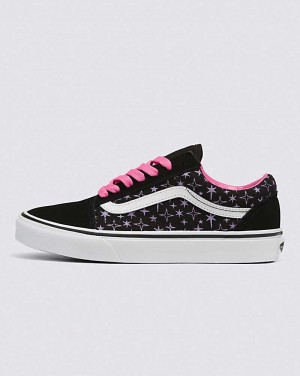 Vans Old Skool Ayakkabı Kadın Siyah Pembe | Türkiye YKT604219