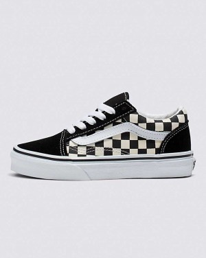 Vans Old Skool Ayakkabı Çocuk Siyah Beyaz | Türkiye NJQ021965