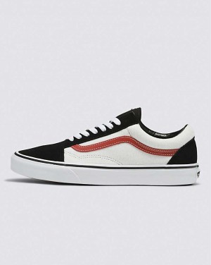 Vans Old Skool Mini Cord Ayakkabı Erkek Siyah Beyaz | Türkiye UBW180974