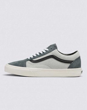 Vans Old Skool Pig Süet 2-Tone Ayakkabı Kadın Yeşil | Türkiye TJK035718