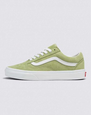 Vans Old Skool Pig Süet Ayakkabı Kadın Yeşil | Türkiye LIY249186