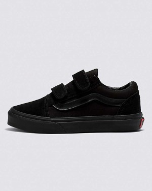 Vans Old Skool V Ayakkabı Çocuk Siyah | Türkiye ZFJ608793