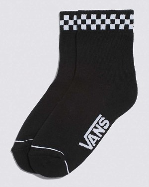 Vans Peek-A-Check Crew Çorap Kadın Siyah | Türkiye KIP471823