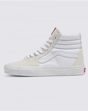 Vans Sk8-Hi Ayakkabı Erkek Beyaz | Türkiye WDQ593128