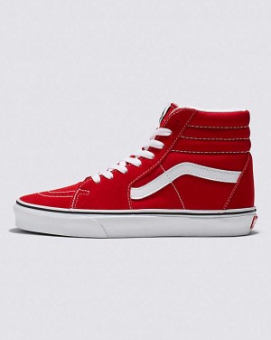 Vans Sk8-Hi Ayakkabı Erkek Kırmızı Beyaz | Türkiye FLT769015