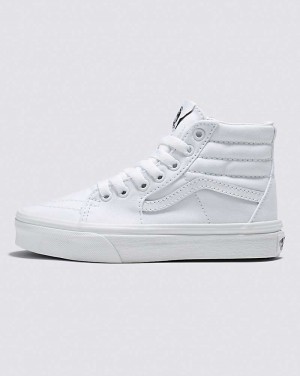 Vans Sk8-Hi Ayakkabı Çocuk Beyaz | Türkiye XWC204387