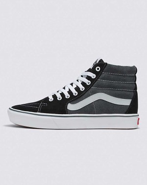 Vans Sk8-Hi ComfyCush Corduroy Ayakkabı Erkek Siyah Mavi | Türkiye MVY529480