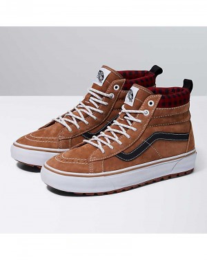 Vans Sk8-Hi MTE-1 Ayakkabı Erkek Kahverengi Siyah | Türkiye AHO062438