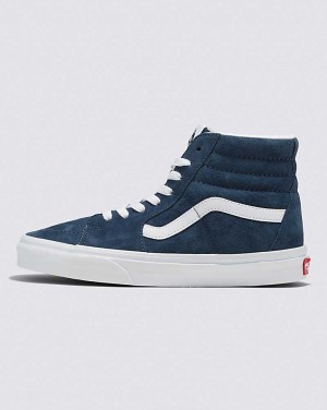 Vans Sk8-Hi Pig Süet Ayakkabı Kadın Indigo | Türkiye PYU592681