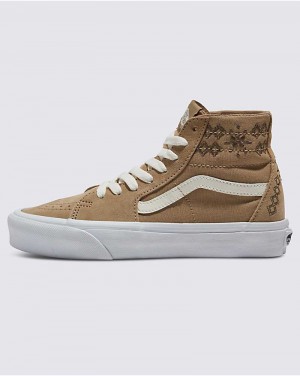 Vans Sk8-Hi Tapered Ayakkabı Kadın Kahverengi | Türkiye SNP450173