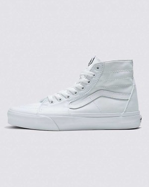 Vans Sk8-Hi Tapered Kanvas Ayakkabı Kadın Beyaz | Türkiye RBX531784