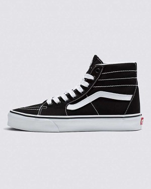 Vans Sk8-Hi Tapered Kanvas Ayakkabı Kadın Siyah Beyaz | Türkiye NMT305846