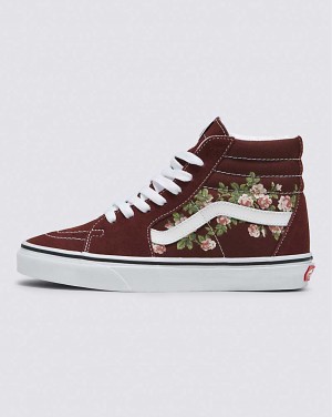 Vans Sk8-Hi Wallflower Floral Ayakkabı Kadın Çikolata | Türkiye LDR346875