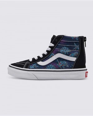 Vans Sk8-Hi Zip Ayakkabı Çocuk Mavi | Türkiye PHC436510