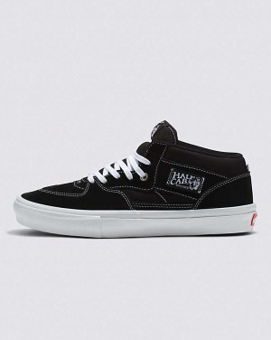 Vans Skate Half Cab Kaykay Ayakkabısı Erkek Siyah Beyaz | Türkiye GNO520869