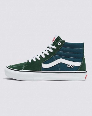 Vans Skate Sk8-Hi Kaykay Ayakkabısı Kadın Yeşil | Türkiye PMR021986