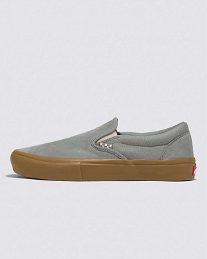 Vans Skate Slip-On Kaykay Ayakkabısı Erkek Gri | Türkiye OVD453206