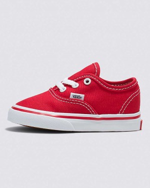 Vans Yürümeye Başlayan Authentic Ayakkabı Çocuk Kırmızı | Türkiye JYF103798