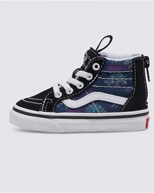 Vans Yürümeye Başlayan Sk8-Hi Zip Ayakkabı Çocuk Mavi | Türkiye HOM401965