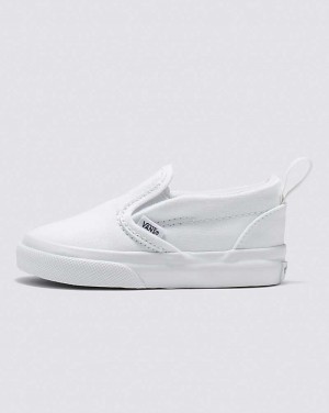 Vans Yürümeye Başlayan Slip-On V Ayakkabı Çocuk Beyaz | Türkiye BDO642509