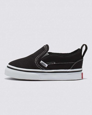 Vans Yürümeye Başlayan Slip-On V Ayakkabı Çocuk Siyah Beyaz | Türkiye XHV127504