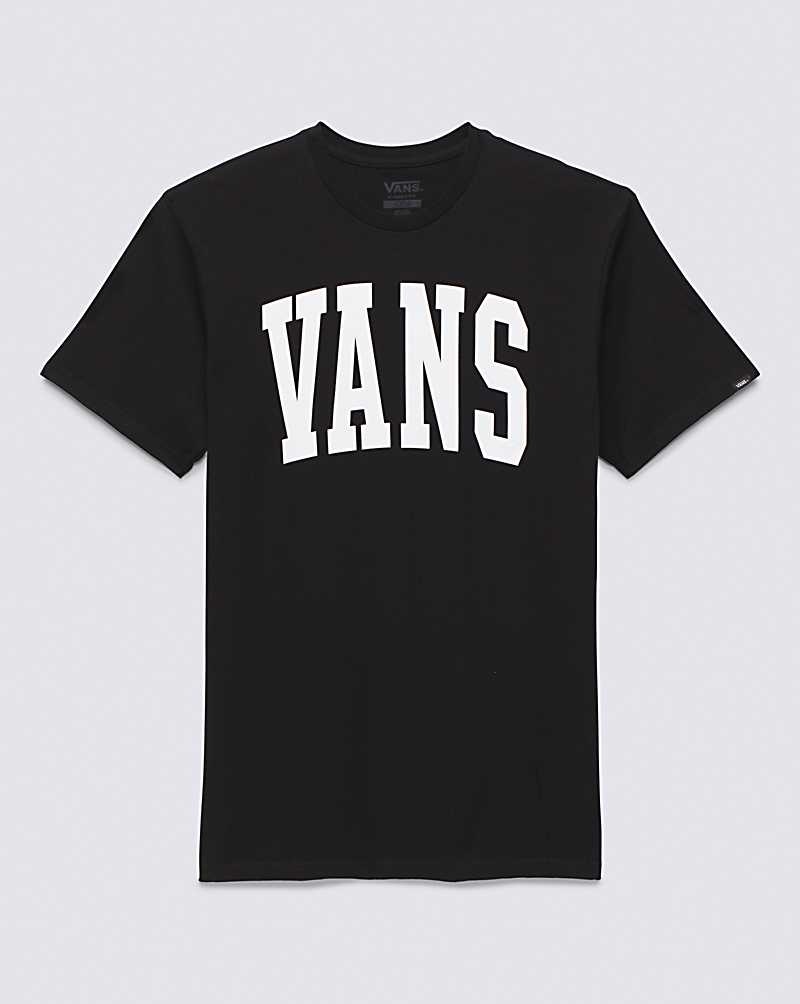 Vans Arched Tişört Erkek Siyah | Türkiye PWT046851