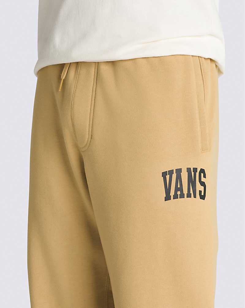 Vans Atletik Prep Relaxed Fleece Pantolon Erkek Sarı | Türkiye RCH693810