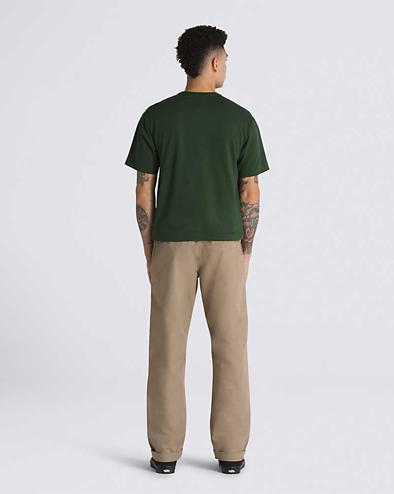 Vans Authentic Chino Relaxed Pantolon Erkek Kahverengi | Türkiye PCZ619754