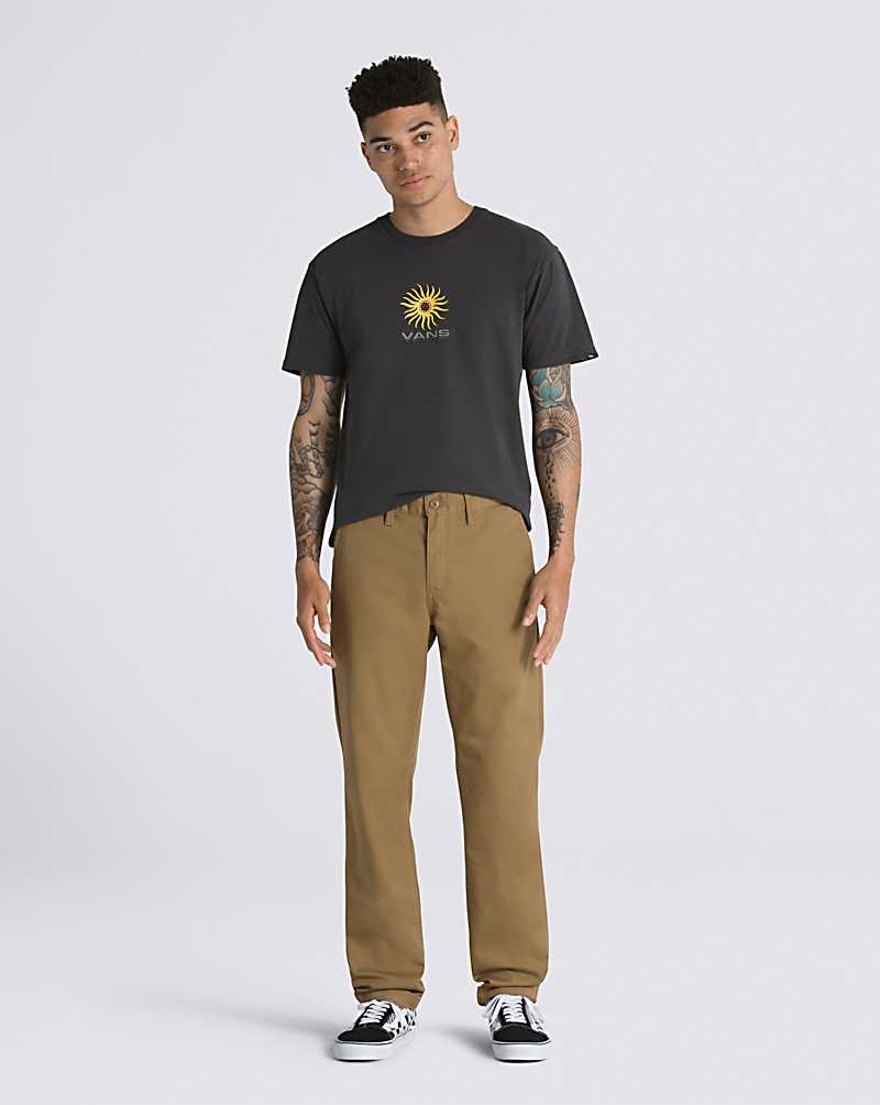 Vans Authentic Chino Slim Pantolon Erkek Haki | Türkiye YMZ572038