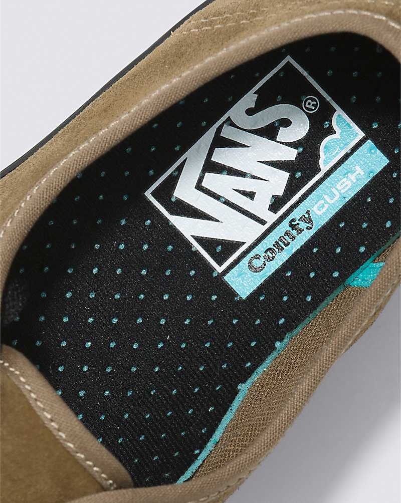 Vans Authentic ComfyCush Süet Ayakkabı Erkek Kahverengi | Türkiye LIB035768