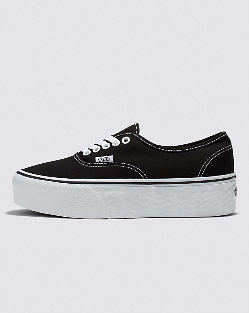 Vans Authentic Stackform Ayakkabı Kadın Siyah | Türkiye LTC514672