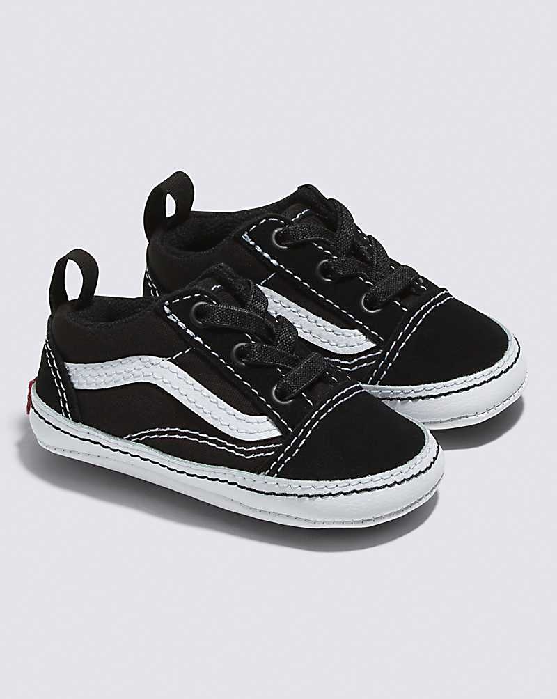 Vans Bebek Old Skool Crib Ayakkabı Çocuk Siyah Beyaz | Türkiye LXD452613